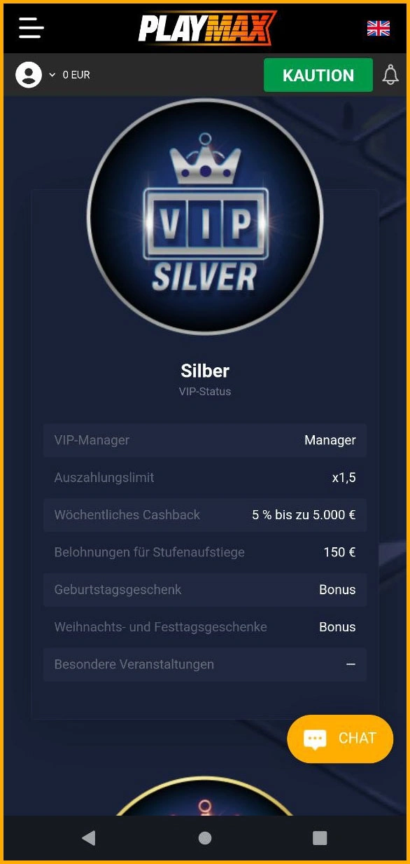 Loyalitätsprogramm mit steigenden Rewards und VIP-Status