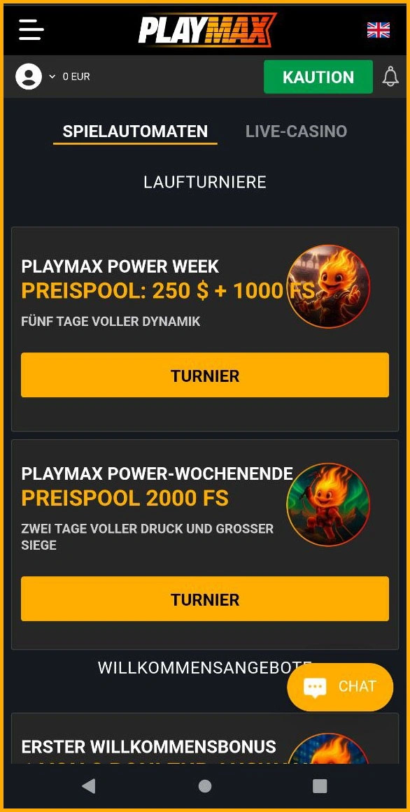 Starker Bonus zum Start für neue Casino-Spieler