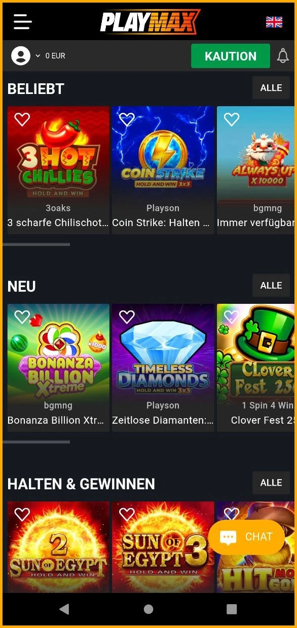 Arcade-Vielfalt bei Playmax Casino– für jeden Geschmack etwas